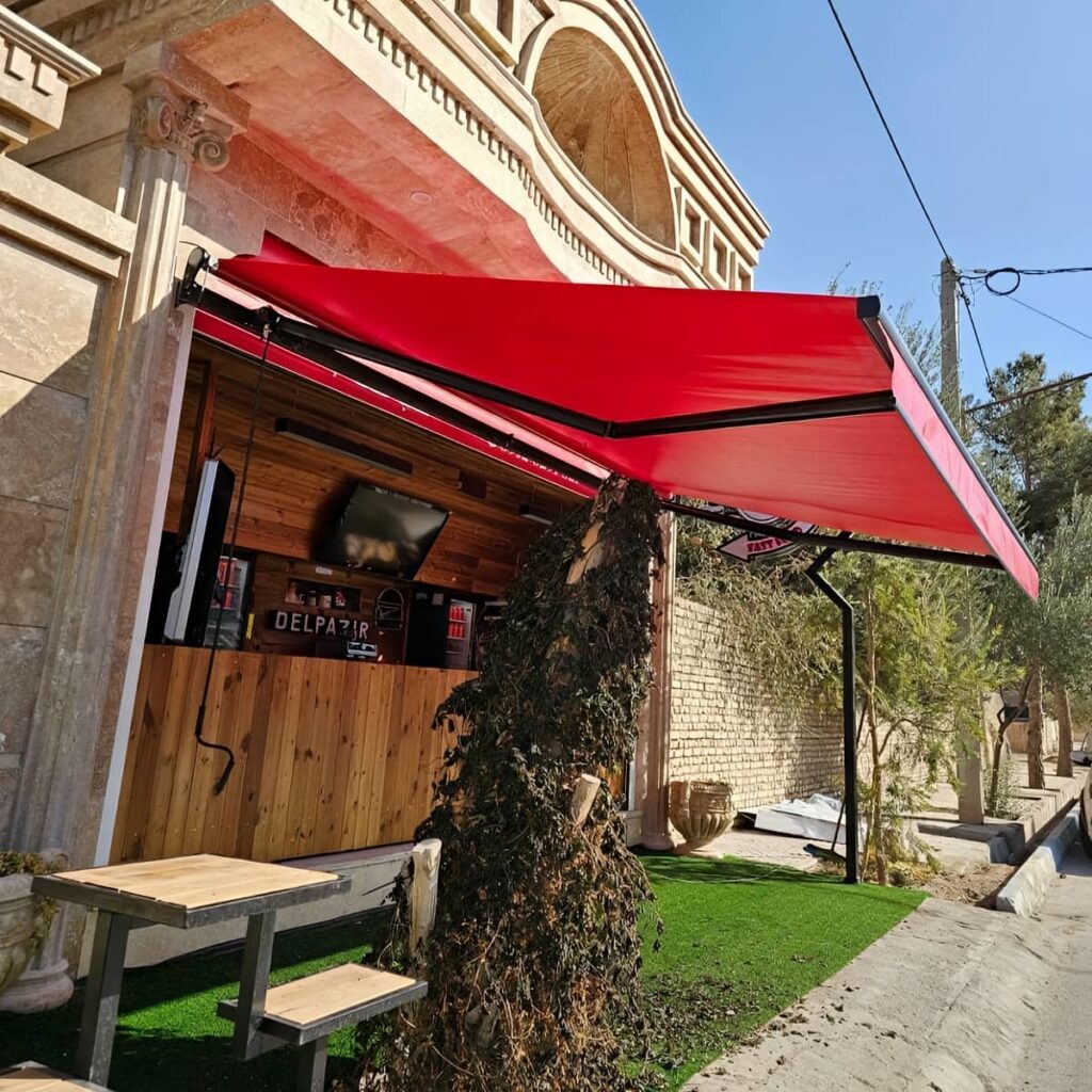 خرید سایبان برقی کنترلی بازویی در بندر لنگه