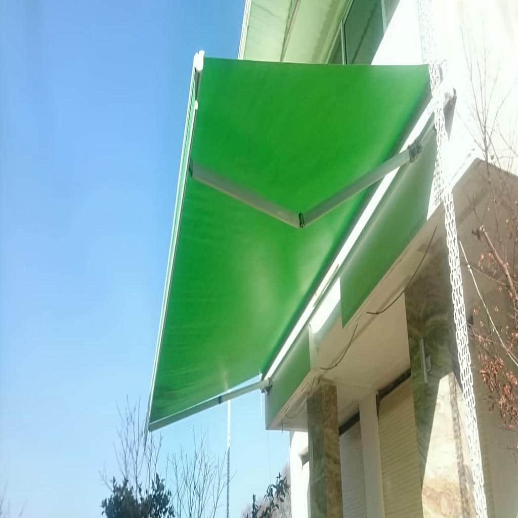 نصب سایبان برقی کنترلی پارچه مقاوم در تهران