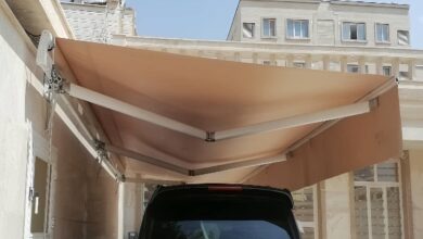 سایبان برقی کنترلی در لواسان