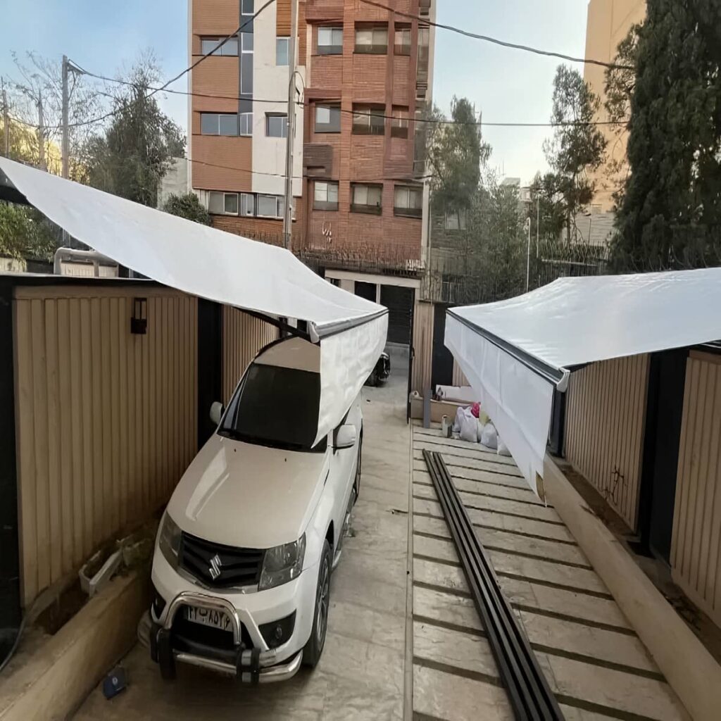 نصب سایبان برقی کنترلی اتوماتیک در ملارد