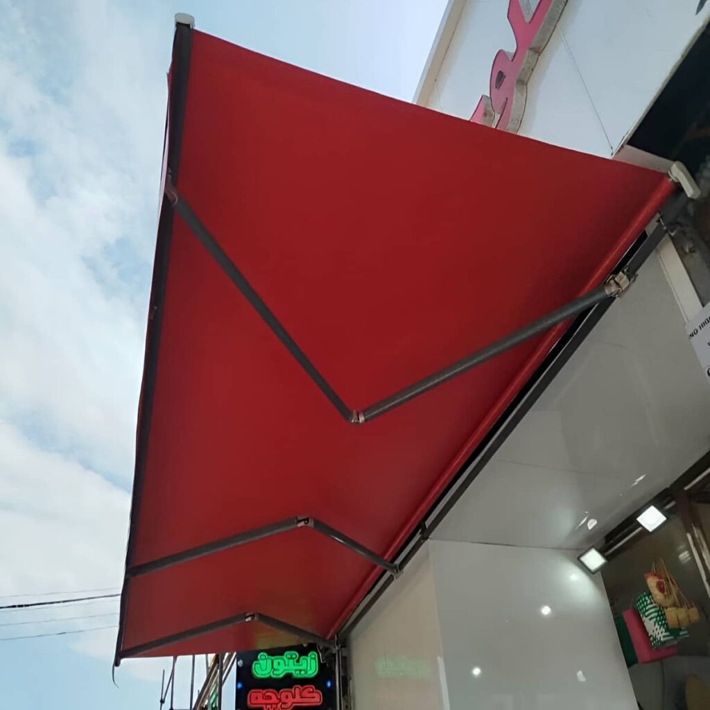قیمت سایبان برقی کنترلی پارچه ضخیم در رشت