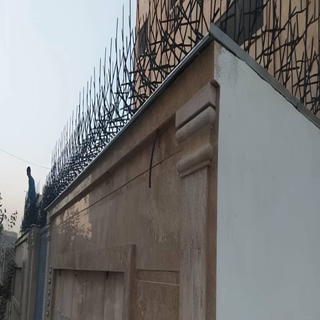 نصب حفاظ شاخ گوزنی ضدزنگ در دماوند