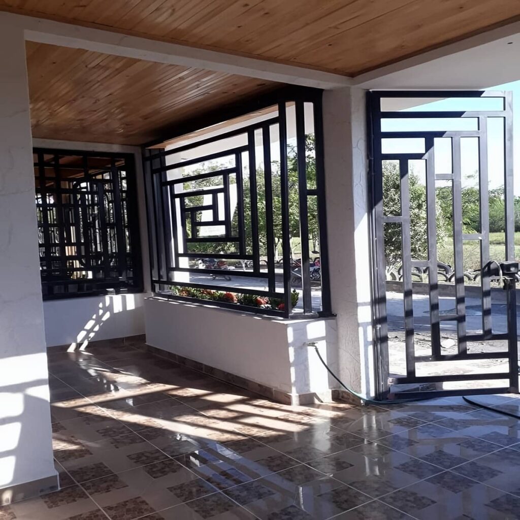 کارخانه حفاظ پنجره نرده ای گرد در بجنورد