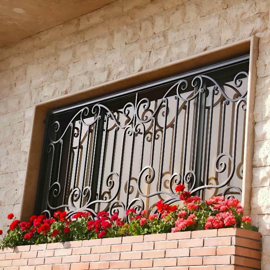 کارخانه حفاظ پنجره نرده ای گرد در قشم