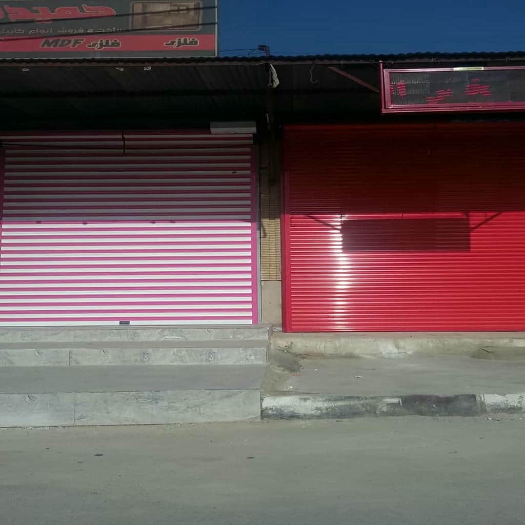قیمت کرکره برقی کنترلی مغازه خیابانی در بیرجند