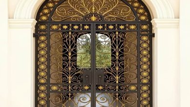 درب فرفورژه حیاط ویلایی در شهریار