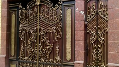 درب فرفورژه ویلایی در همدان