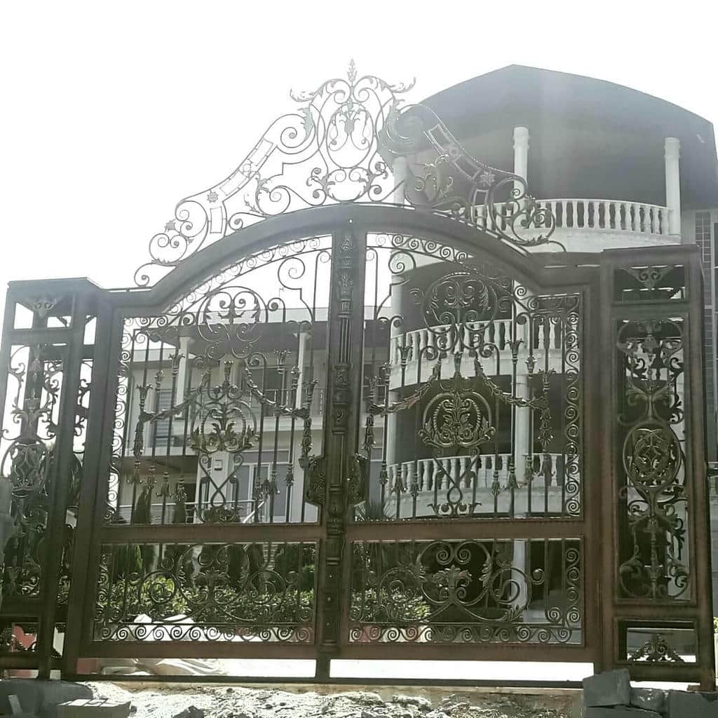 خرید درب فرفورژه ویلایی کلاسیک در بندر انزلی