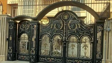 درب فرفورژه حیاط ویلایی در دماوند
