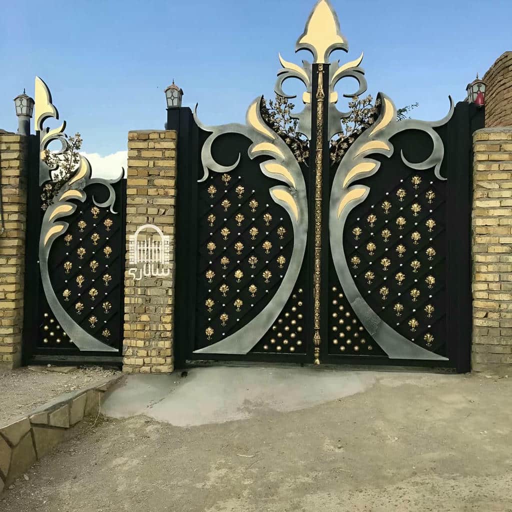 فروش درب فرفورژه ویلایی پروفیل سنگین در عظیمیه کرج