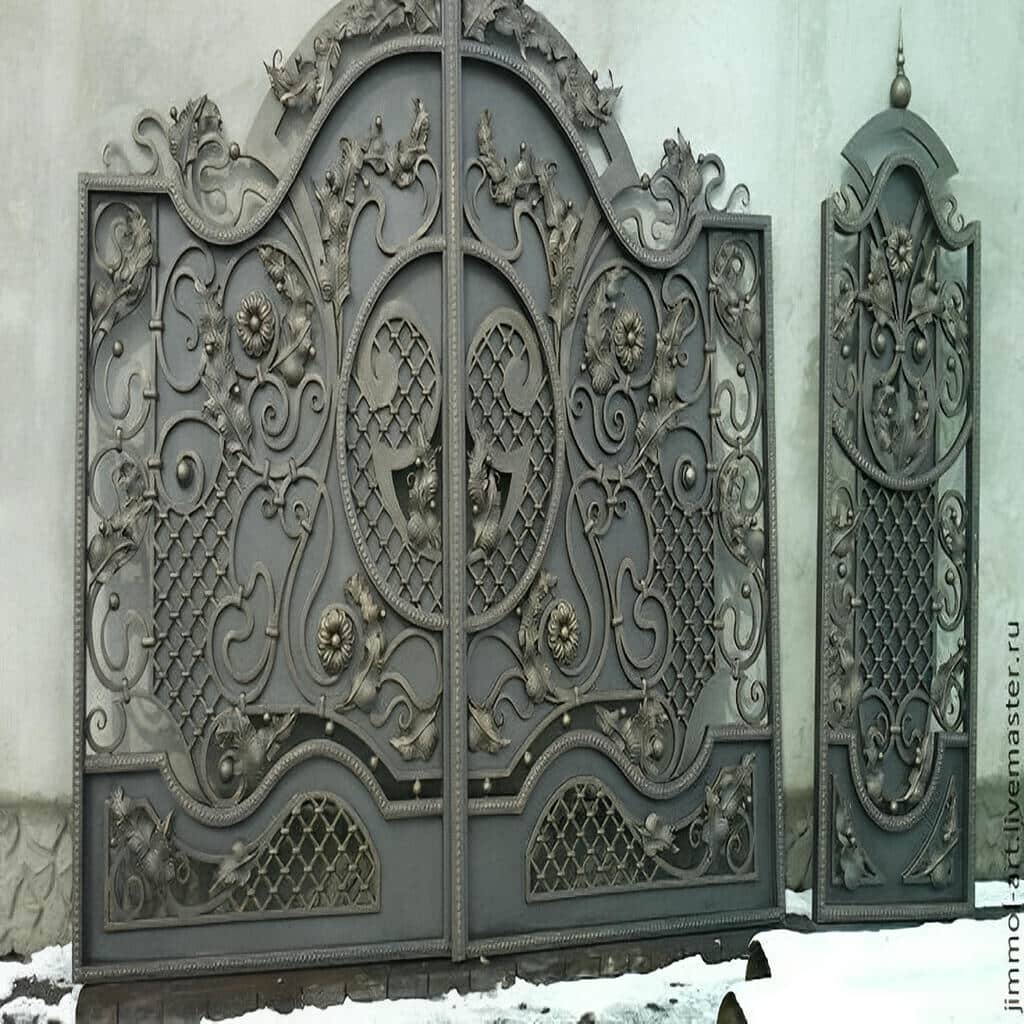 خرید درب فرفورژه ویلایی کلاسیک در فیروزکوه