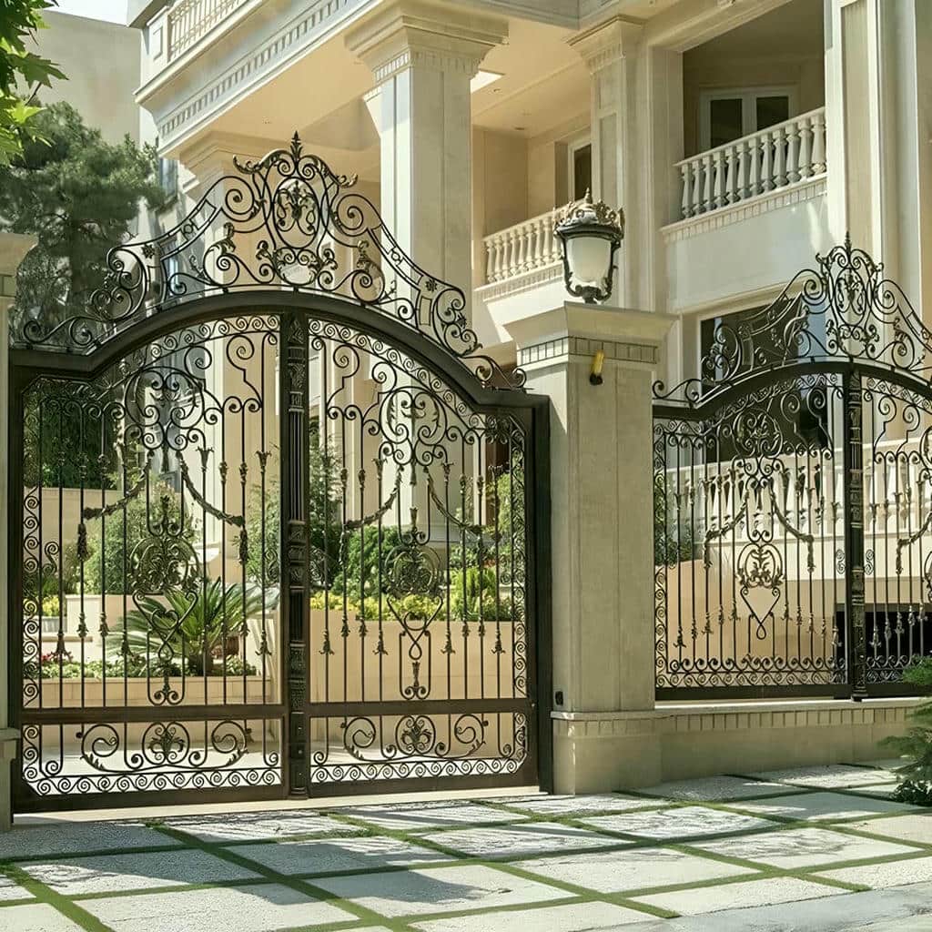 قیمت درب فرفورژه ویلایی مدرن در قم