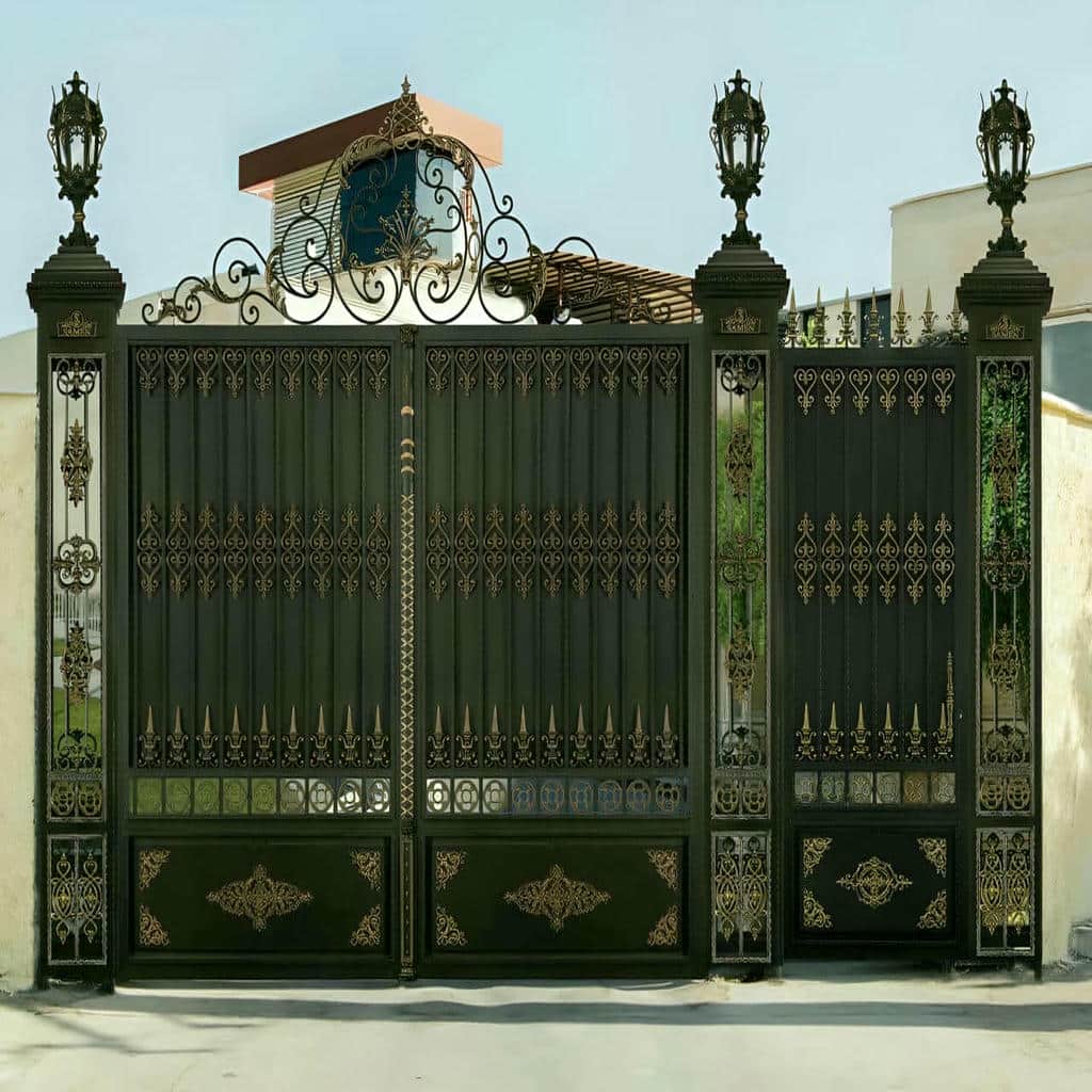 فروش درب فرفورژه ویلایی پروفیل سنگین در نیشابور