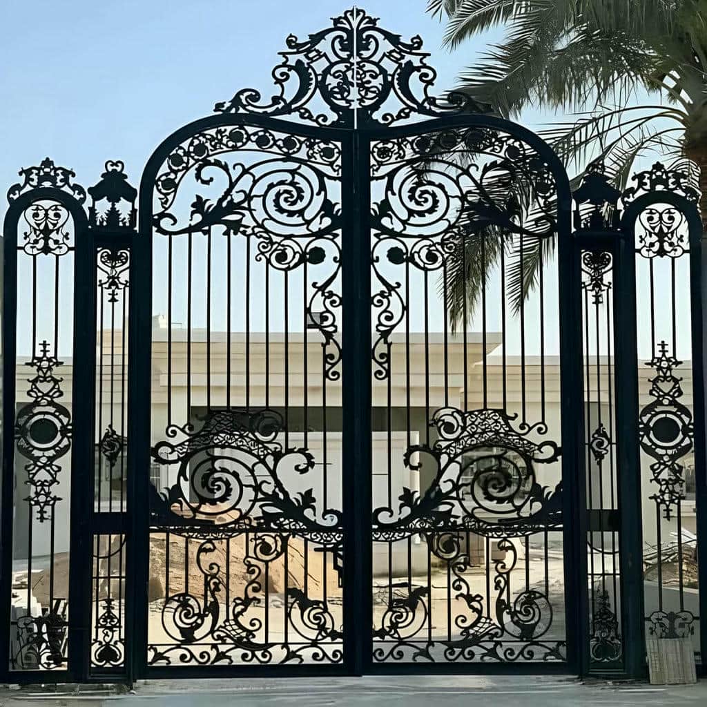 قیمت درب فرفورژه ویلایی مدرن در استان گیلان