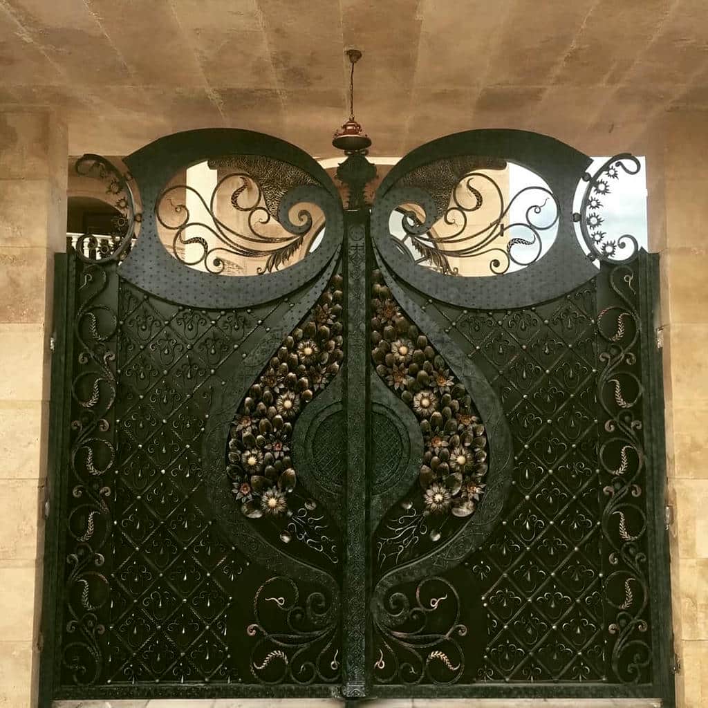 کارخانه درب فرفورژه حیاط ویلایی جوشکاری دقیق در سمنان