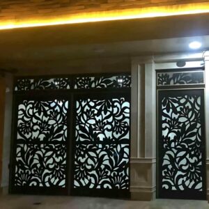 درب فرفورژه حیاط ویلایی در هشتگرد