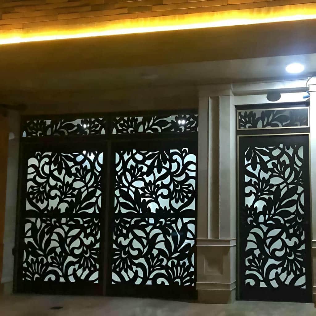 درب فرفورژه حیاط ویلایی در هشتگرد