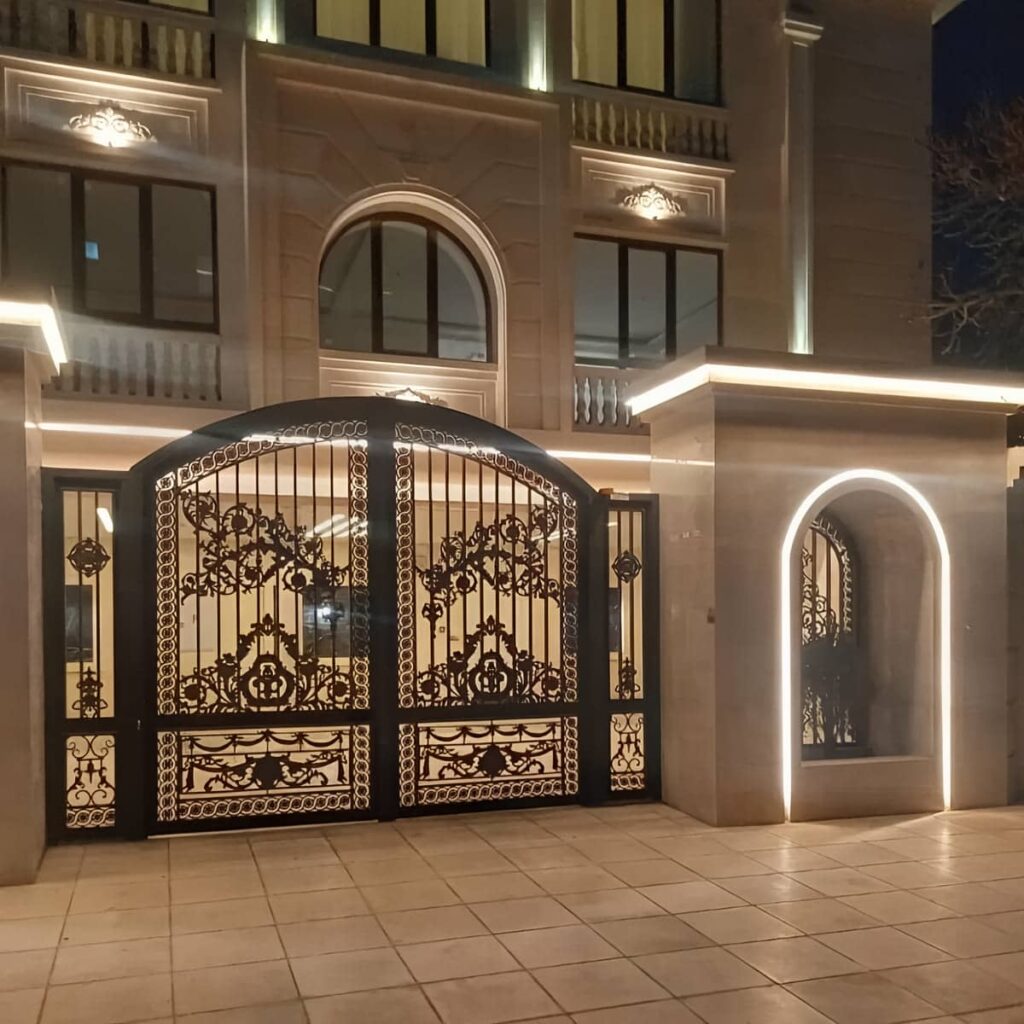 قیمت درب فرفورژه ویلایی مدرن در نیشابور