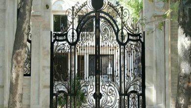 درب فرفورژه حیاط ویلایی در اشتهارد