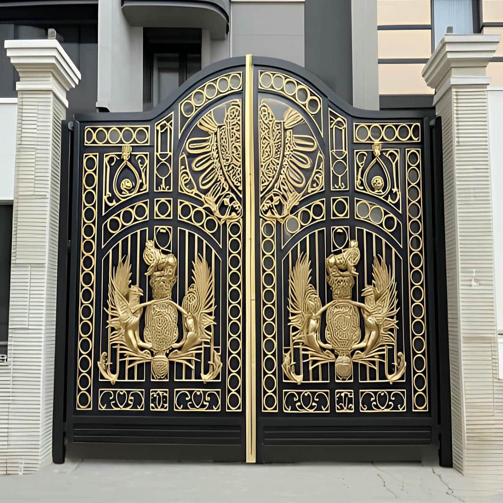 درب فرفورژه حیاط ویلایی در شهرکرد