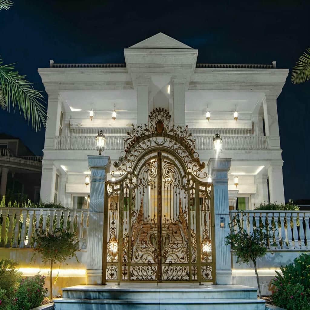 خرید درب فرفورژه ویلایی کلاسیک در استان گیلان