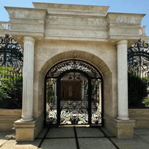 درب فرفورژه حیاط ویلایی در گرگان