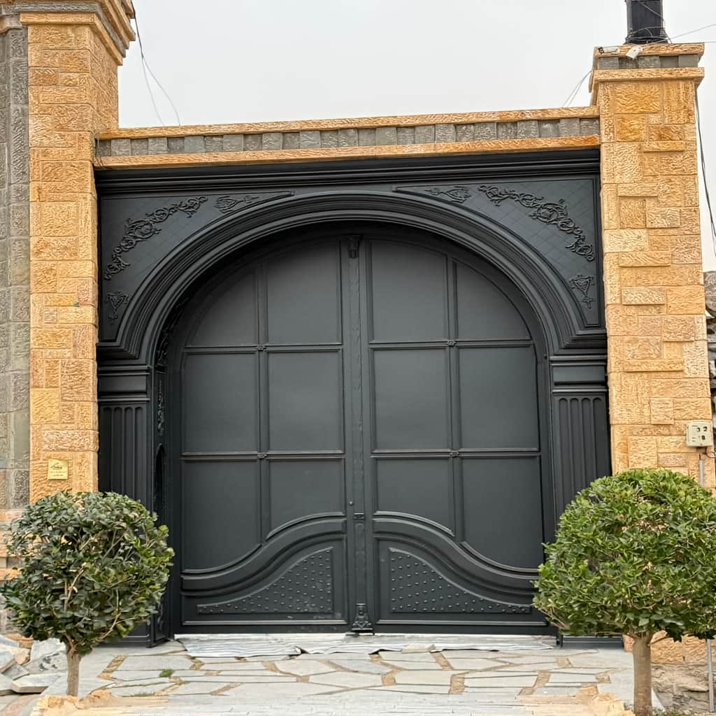 فروش درب فرفورژه حیاط ویلایی پروفیل سنگین در آمل