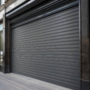 حفاظ کرکره ای برقی پشت درب واحد آپارتمان حفاظ کرکره ای برقی پشت درب واحد آپارتمان