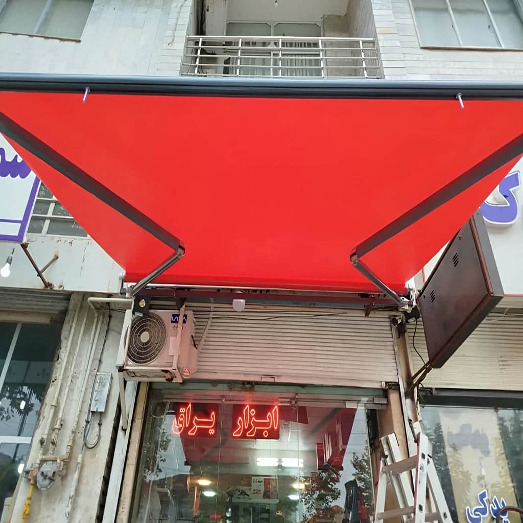 سایبان برقی روف گاردن با قاب فول باکس