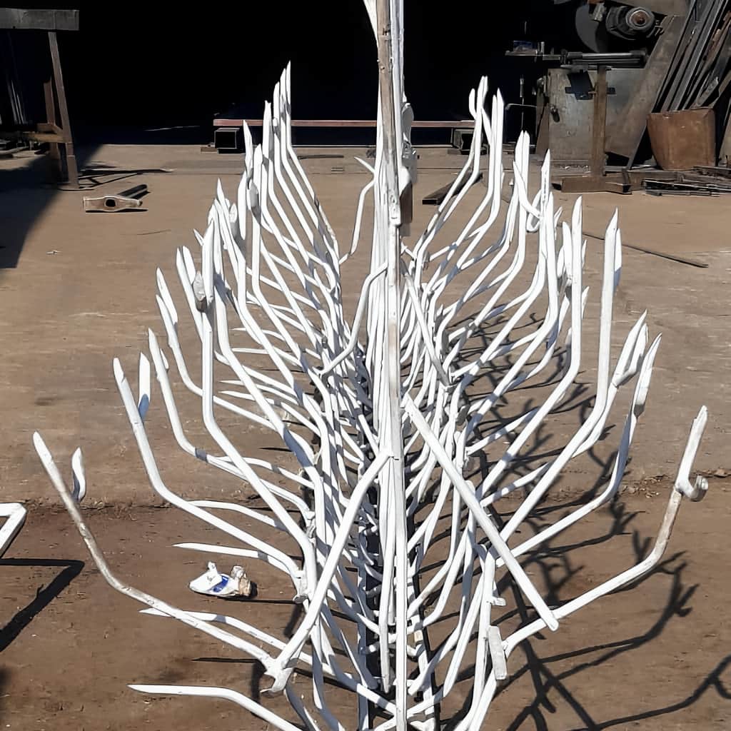 نمونه حفاظ بوته ای پرتراکم برای دیوارهای کم‌دید