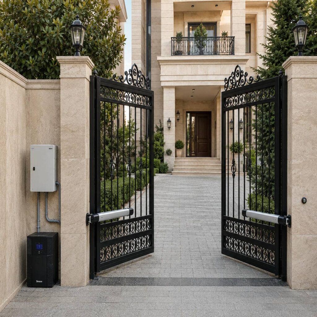 جک درب پارکینگ سنگین کورس بلند با موتور مقاوم و نصب استاندارد