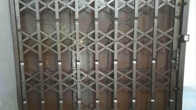 13 طرح درب ریلی آکاردئونی کم جا