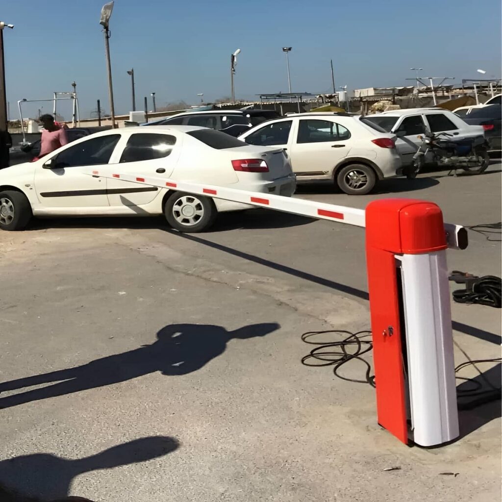قیمت راهبند بازویی LED دار پارکینگ بر اساس بوم و تجهیزات