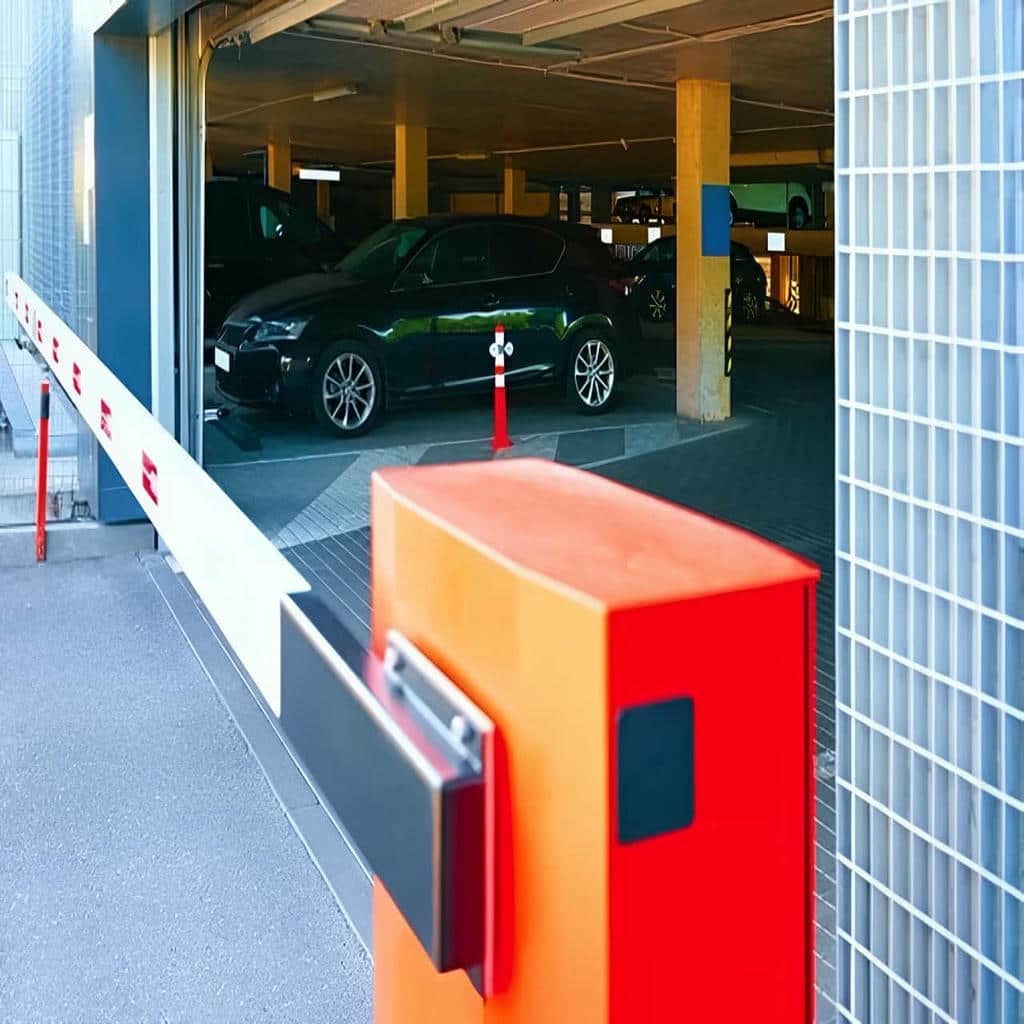 خرید راهبند بازویی LED دار پارکینگ با تابلو فرمان دقیق
