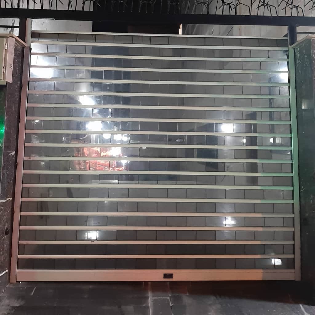 نصب درب کرکره ای برقی مغازه با موتور متناسب