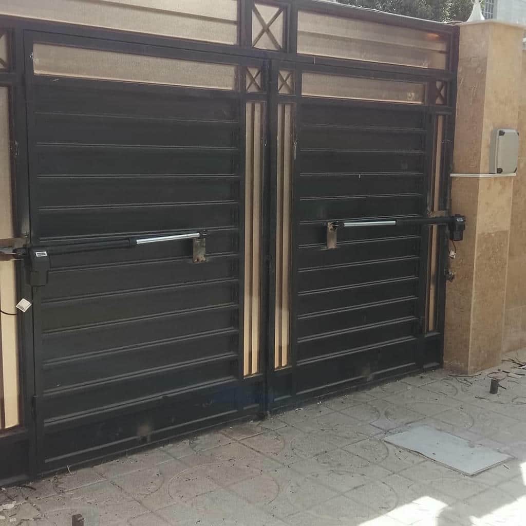 ساخت سیستم جک درب پارکینگ الکترومکانیک خانگی برای کنترل عبور