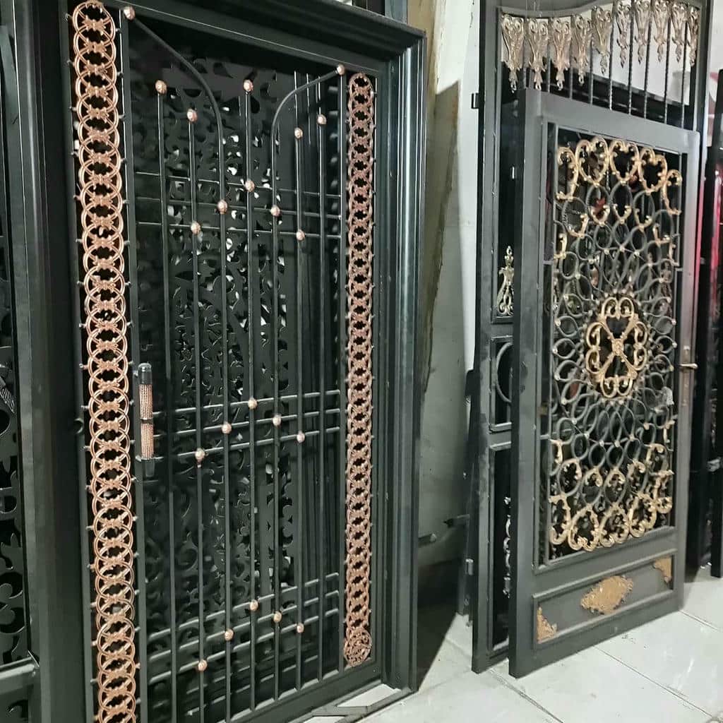 8 مدل درب ویلایی CNC پنل مشبک
