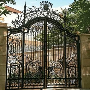 13 مدل درب ویلایی برش لیزری طرح هندسی