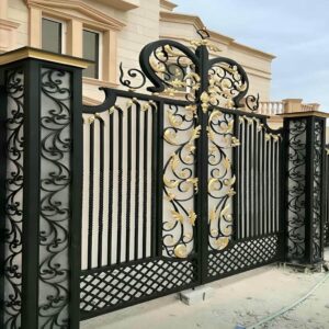 13 طرح درب حیاط قاب فلزی