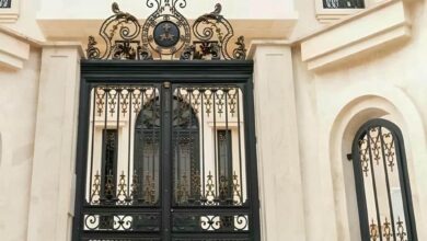 8 طرح درب ویلایی پارکینگ دو لنگه