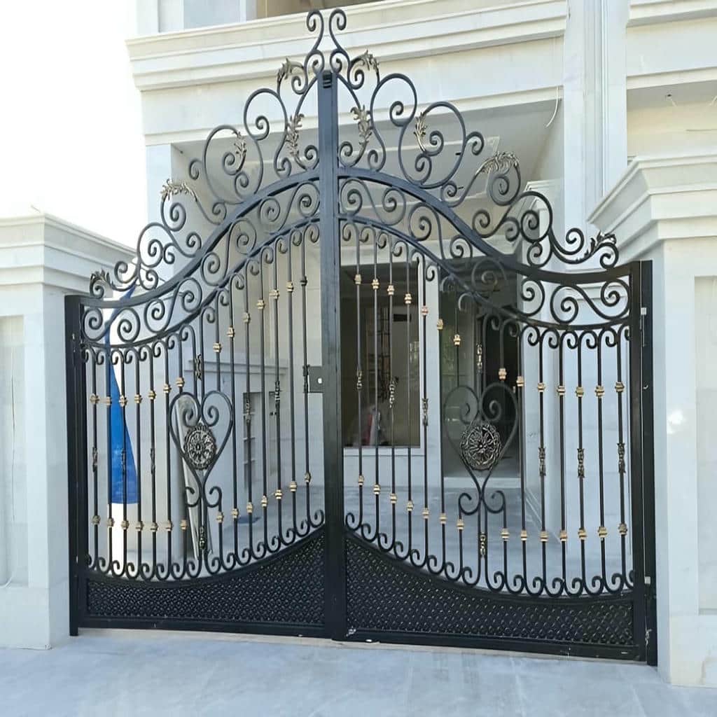 خرید درب حیاط برش لیزری هندسی با بررسی ضخامت ورق