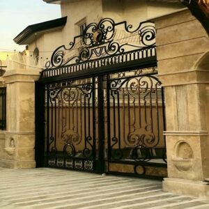 12 طرح درب پارکینگ کشویی محوطه