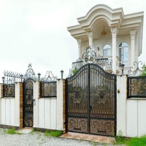 12 مدل درب حیاط بزرگ پارکینگ