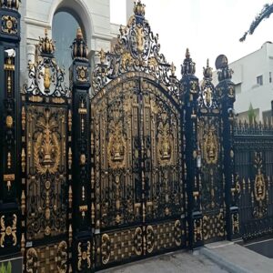 10 طرح درب حیاط برش لیزری هندسی