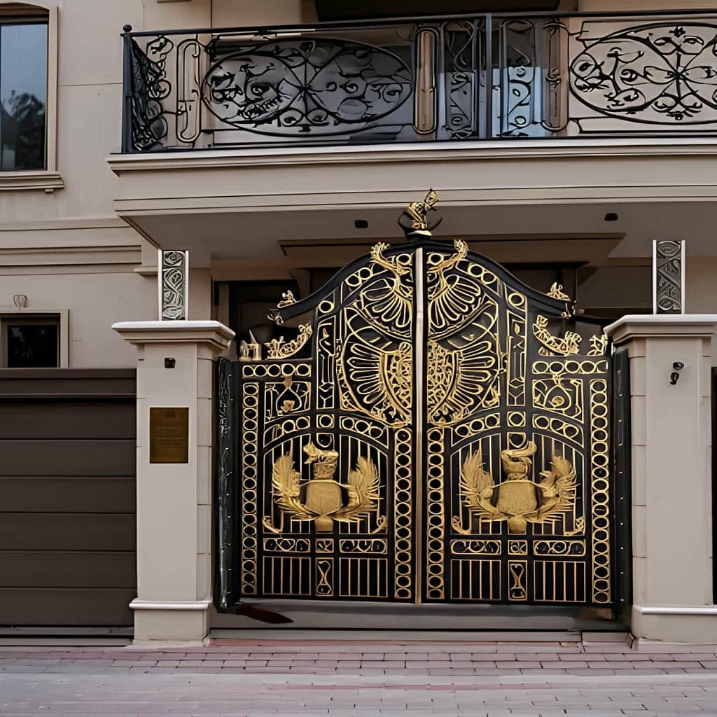 سفارش درب پارکینگ شاسی فلزی تقویت شده با طراحی فنی