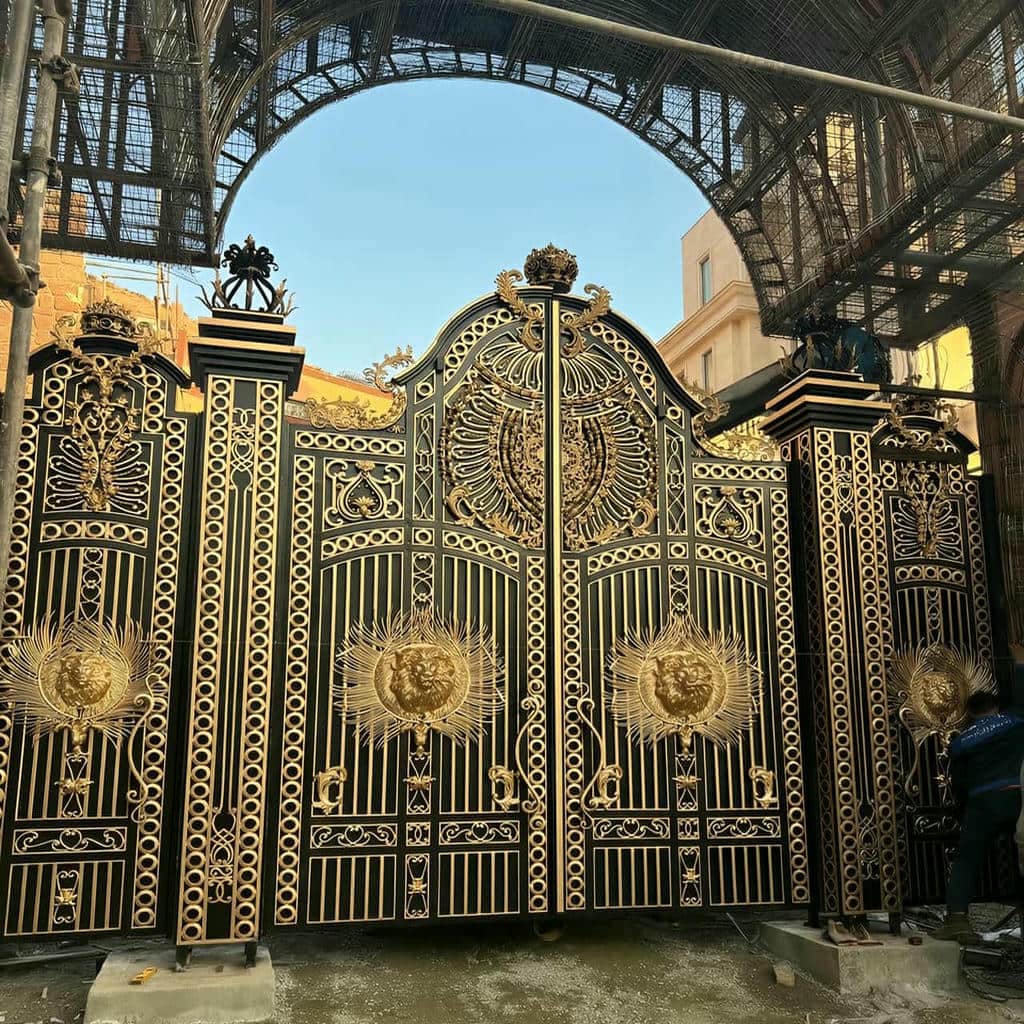 14 مدل درب باغ فلزی لولایی