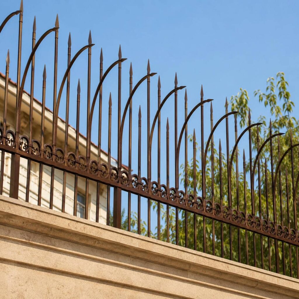 تولید حفاظ دیوار سیم خاردار ترکیبی با پوشش مناسب فضای باز