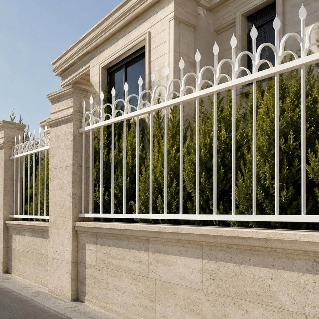 13 طرح حفاظ روی دیوار حیاط مسکونی