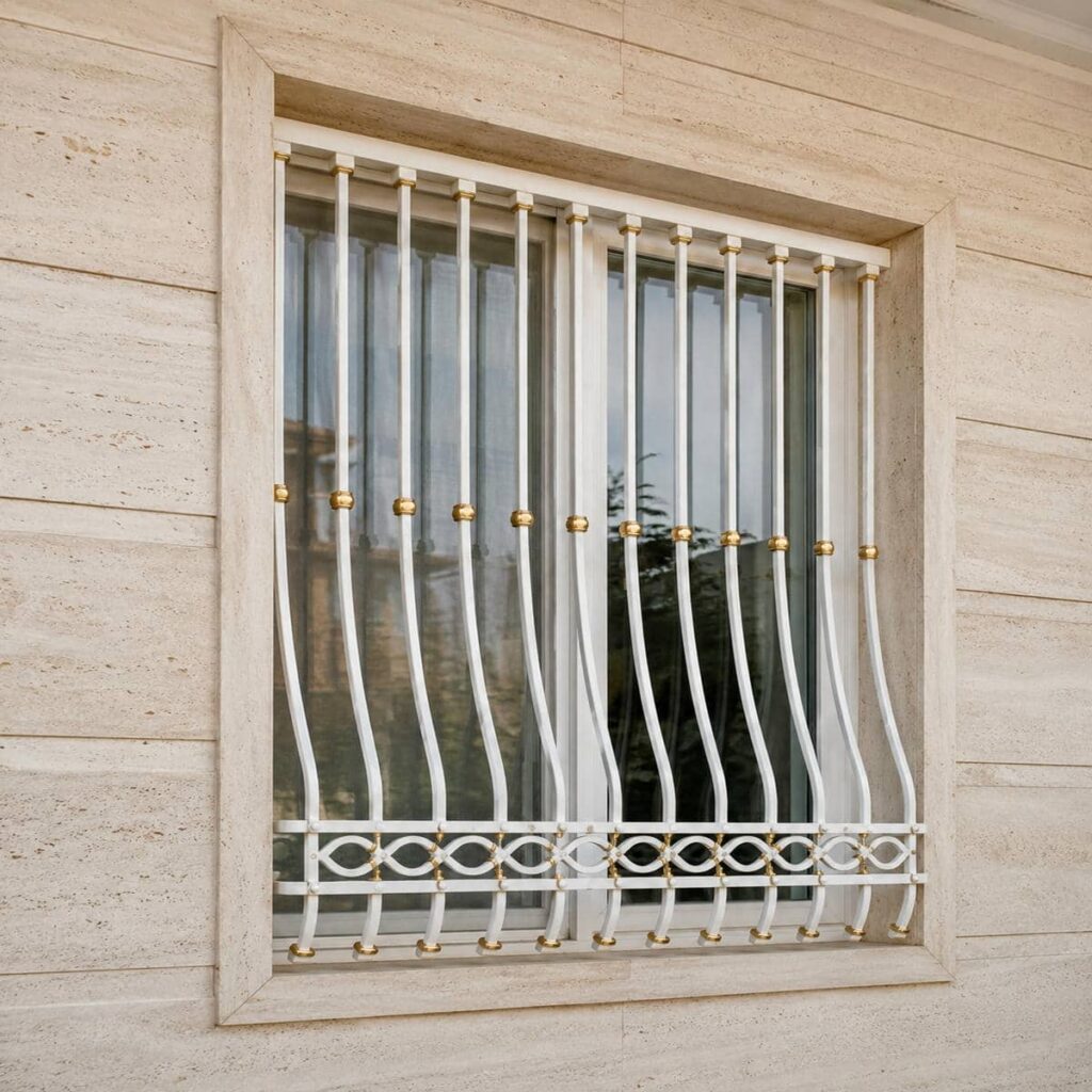 قیمت حفاظ پنجره پروفیلی قوطی آهنی وابسته به متریال و اجرا