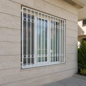 8 مدل نرده پنجره فلزی شاسی دار